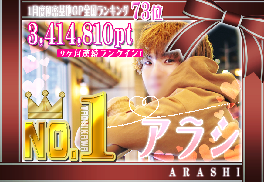 アラシさんランキング1位